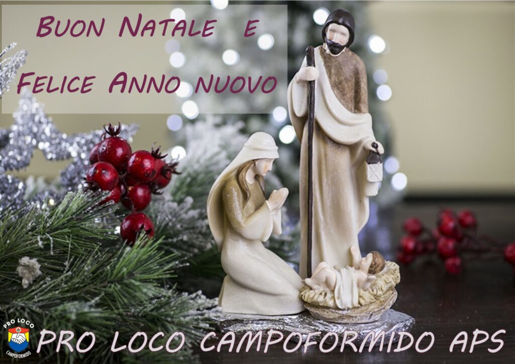 Buon Natale e felice anno nuovo 2020